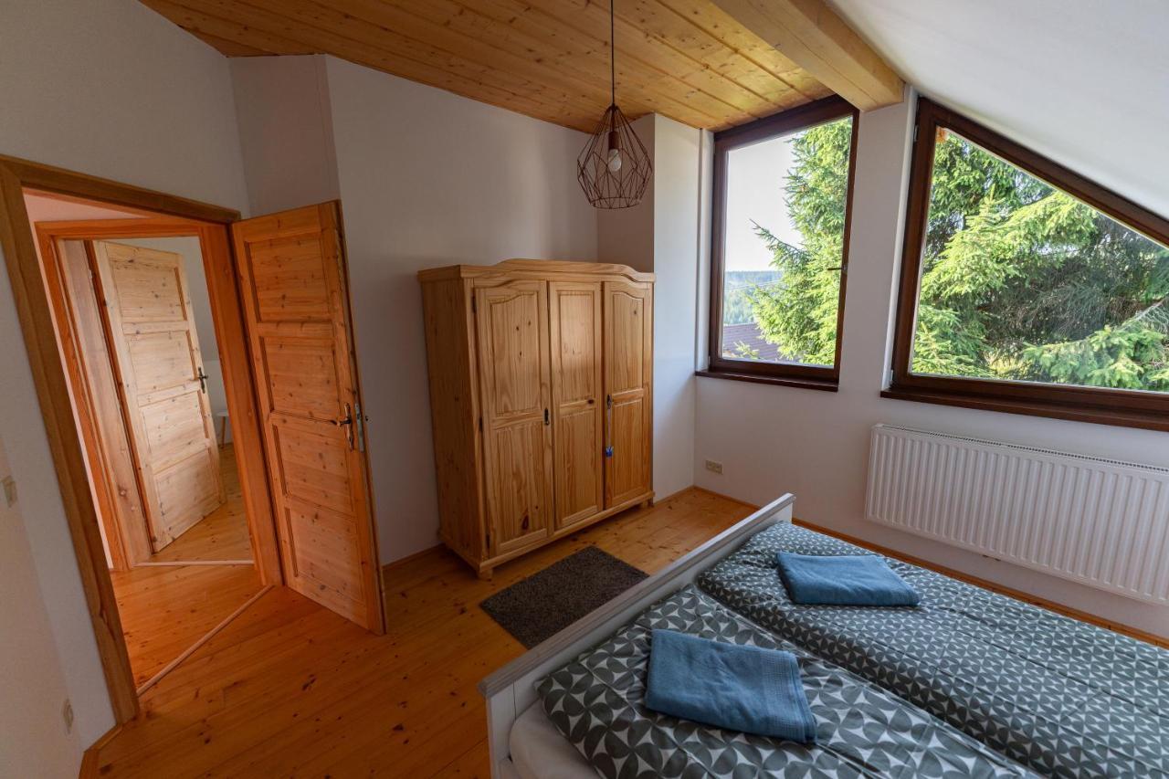 Moderni Sumavska Roubenka S Vyhledem Na Boubin Villa Vimperk Buitenkant foto