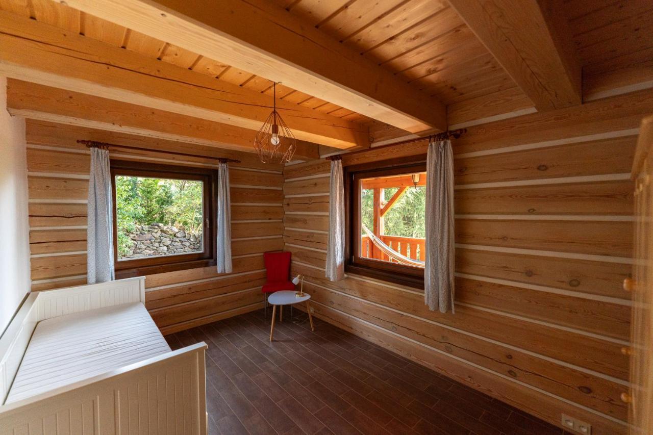 Moderni Sumavska Roubenka S Vyhledem Na Boubin Villa Vimperk Buitenkant foto