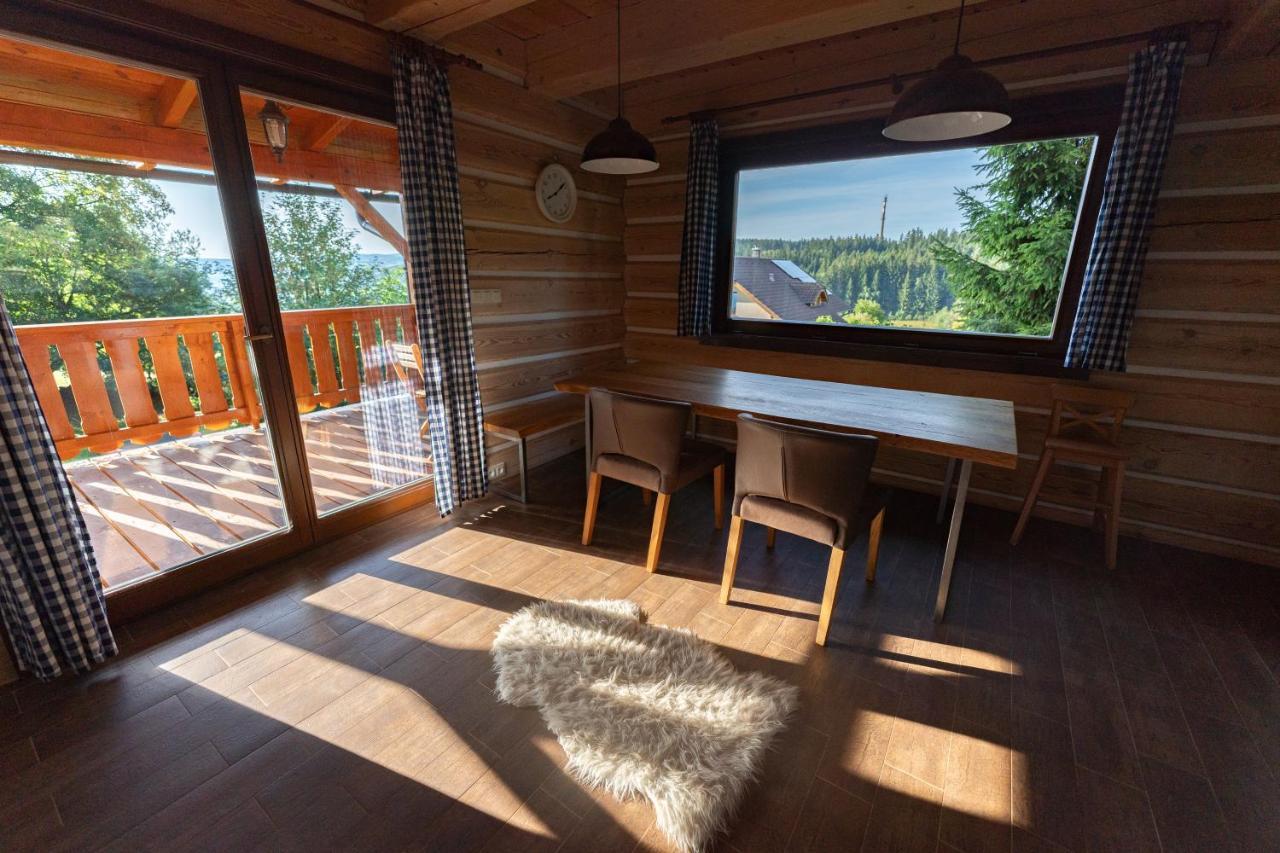 Moderni Sumavska Roubenka S Vyhledem Na Boubin Villa Vimperk Buitenkant foto